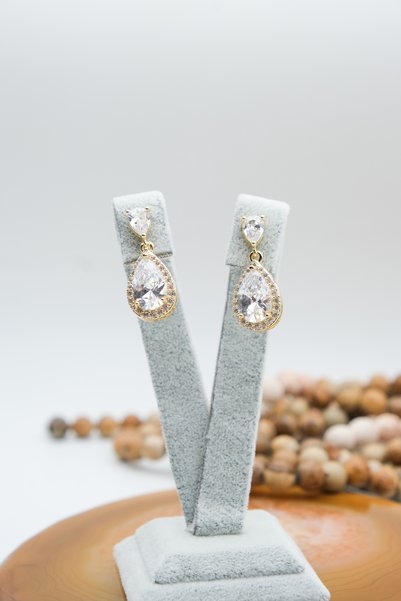 Serenite Collection Altın Kaplama Zirkon Küpe