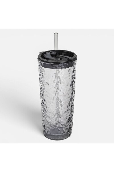 OEM "Muse" Smoky Glass with Straw 520ml