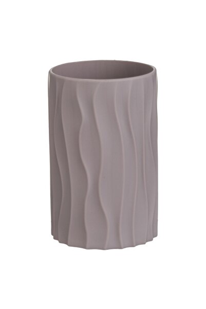 OEM Suport Taupe cu Model Waves pentru Perie de Dinti Ø6.5x12cm