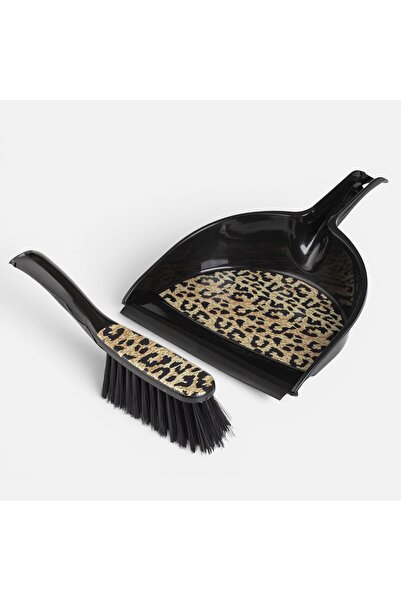 OEM Set Faras & Perie Negru Animal Print