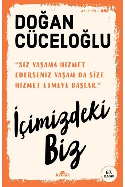 Kronik Kitap İçimizdeki Biz / Doğan Cüceloğlu / / 9786256228801