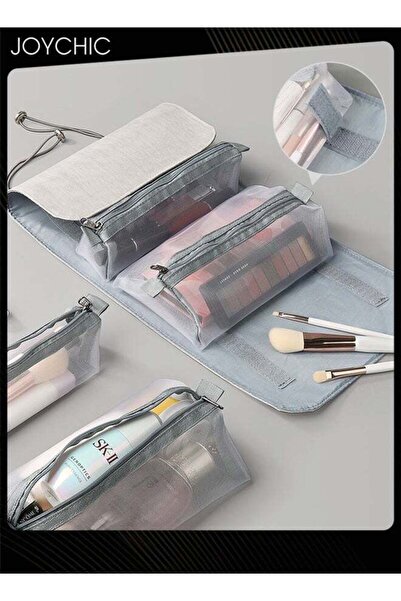 Joychic Detachable Travel Bathroom Portable Cosmetic Storage Bag Large Capaci...