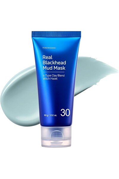 Tosowoong Real Blackhead Mud Mask for Pore Care, Oil Control, Cooling
