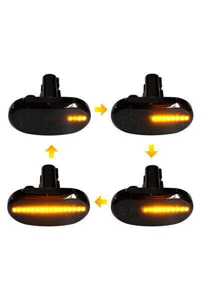 HELECO Δυναμικό LED Φλας Φτερού Φιμέ – SUZUKI / MAZDA / CHEVROLET