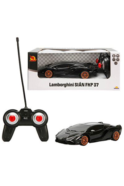 Sunman 1:24 Suncon Lamborghini Sian Işıklı Uzaktan Kumandalı Araba - Siyah