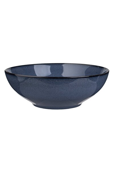 OEM Blue Porcelain Bowl "Blue Reactive Glaze Nordic" 1.7L