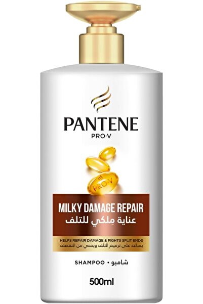 Pantene Pro-V Milky Damage Repair Shampoo, Fights Split Ends, 500ml