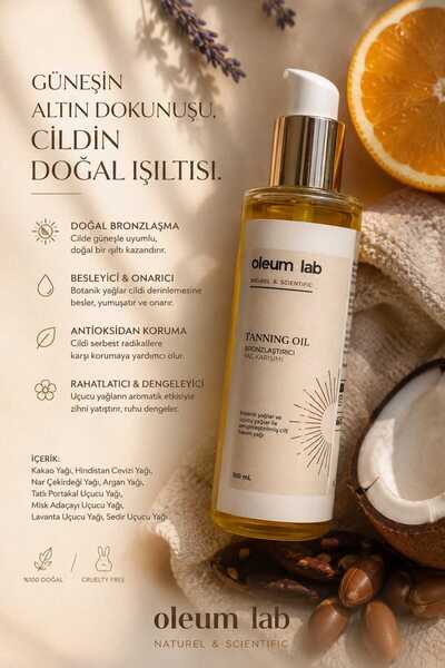 Bronzlaştırıcı Yağ Karışımı 100 ML Tanning Oil Blend