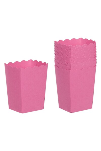 OEM Fuchsia Snack Boxes 8x8x12cm - 10pcs