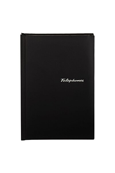 OEM Agenda Telefonica cu Coperta Neagra 15x21cm