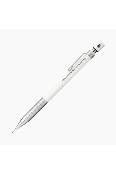 Pentel قلم Pg-605-W متعدد الاستخدامات مقاس 0.5 مم للرسم باللون الأبيض