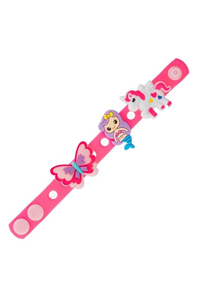 OEM Pink Silicone Bracelet with 3 Pins