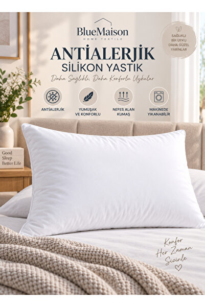 BlueMaison Edge 1 kg Pure Silicone Pillow 50X70
