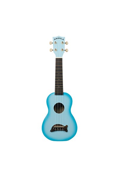Kala Makala Dolphin Soprano Ukulele (Light Blue Burst)