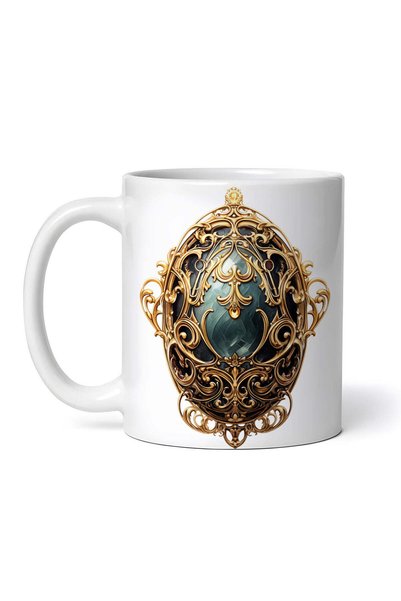 INOVATIX Personalized white mug, Decorated eggs Repressed memory, INOVATIX®. ...