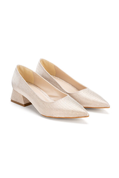 DYG STORE Women's 4 cm Heeled Pointed Toe Evening Dress Shoes