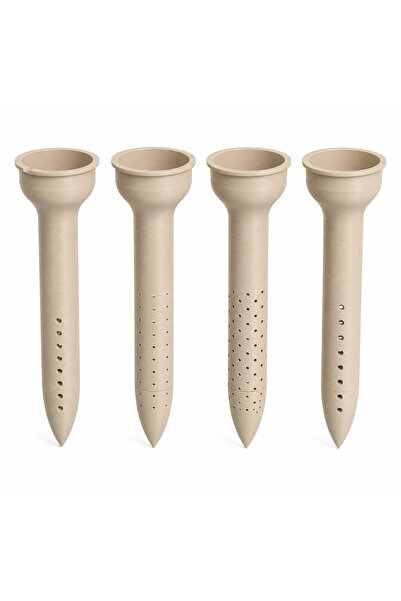 Flow Plant Watering Device – Slow Water Distributor Irrigation Stake for Pots and Garden (4 Pieces)