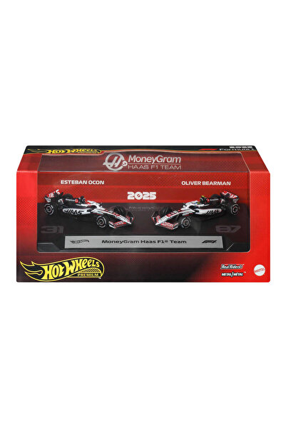 HOT WHEELS 1:64 Premium Formula 1 Pack of 2 Jmm89 - Moneygram Haas F1 Team