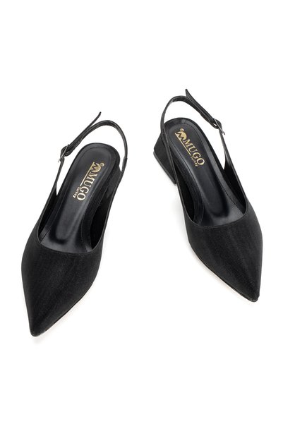 DYG STORE Women's 4 cm Heeled Pointed Toe Evening Dress Shoes
