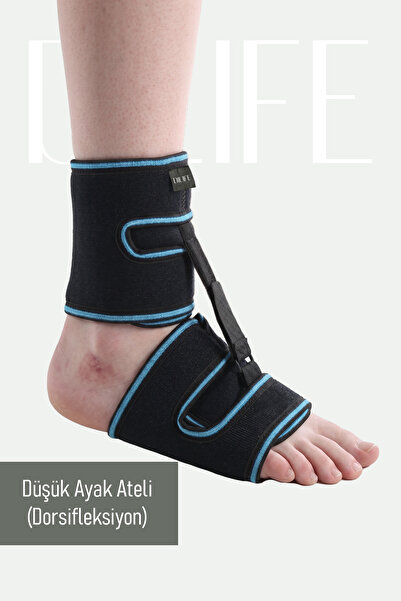 DILIFE Düşük Ayak Ateli Dorsifleksiyon Bandajı | Ayak Düşmesi Fizik Tedavi So...