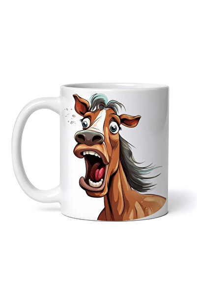 INOVATIX Personalized White Mug, Crazy Horse Congo, Inovatix®. 330ml