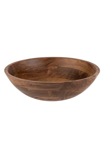 OEM Dark Wooden Salad Bowl Ø29x10.5cm - 3.5L