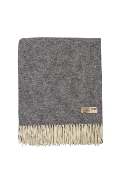Cozy Blankets Pătură Simple Elegance, 100% lână neozeelandeză, gri, 170x200 cm