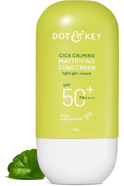 Dot KEY Dot & Key CICA Calming Mattifying Sunscreen SPF 50 PA++++ | For Oily ...