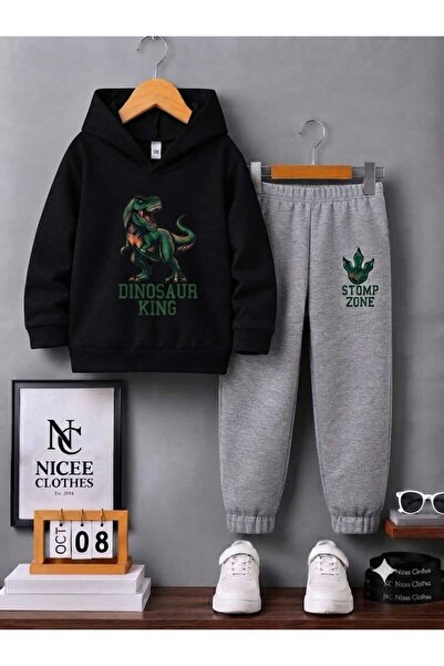 Leto Lykia SET TRENING COPII UNISEX (IMPRIMEU DINOZAURO REGELE IARNĂRII)