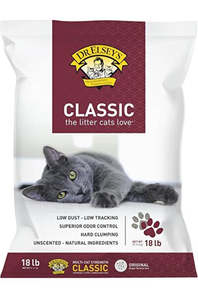 Dr. Elsey's Precious Unscented Clumping Clay Cat Litter, 8.6 Kg