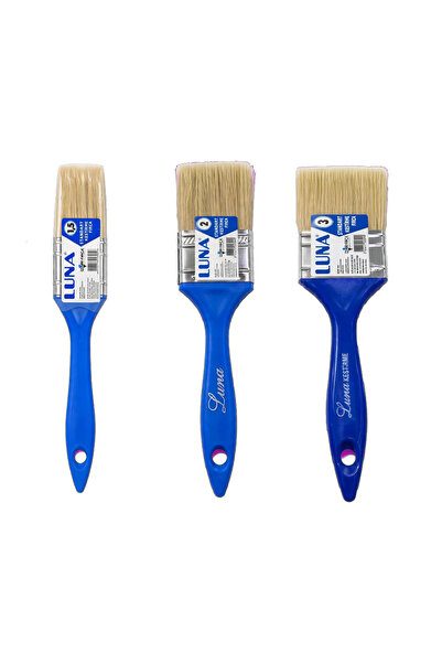 İzmir Fırça Panel Door Painting Set - No: 1.5, No: 2, No: 3 Cutting Brush Set