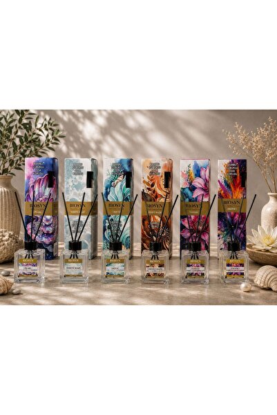 Bambu Çubuklu Oda Kokusu 6'lı Set (6x100ml)