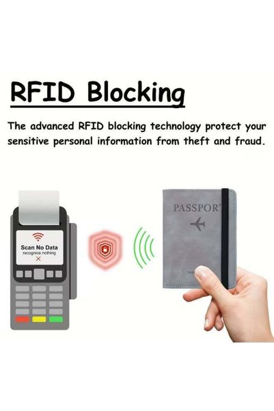Generic PU Leather Wallet Travel Passport Purse Card Travel Accessories Hand Carry Passport Holder
