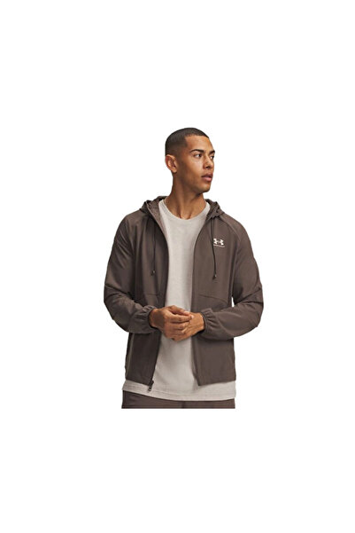 Under Armour Ua Vibe Woven Jacket Men's Casual Windbreaker 6003001-200 Brown