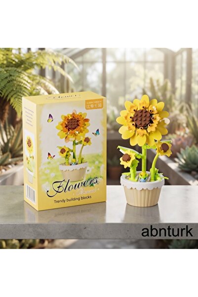 abnturk Dekoratif Ay Çiçeği Yapı Oyuncakları Hem Eğlenceli Hem'de Şık Bir Dek...