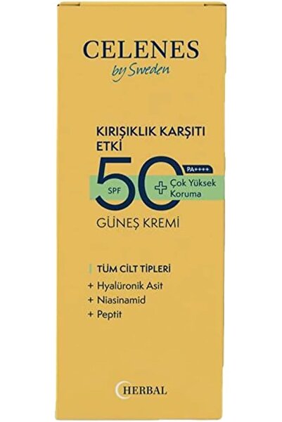 celenes by sweden Celenes Herbal Sunscreen Cream Spf 50+ Anti Aging