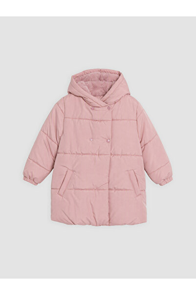LC Waikiki Hooded Oversize Girls' Coat