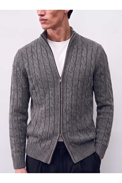 Atelier Old Money Montclair Cable Full Zip Kazak FW7327