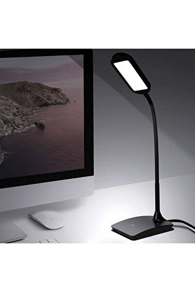OEM Μαύρο επιτραπέζιο φωτιστικό LED με λειτουργία αφής και USB