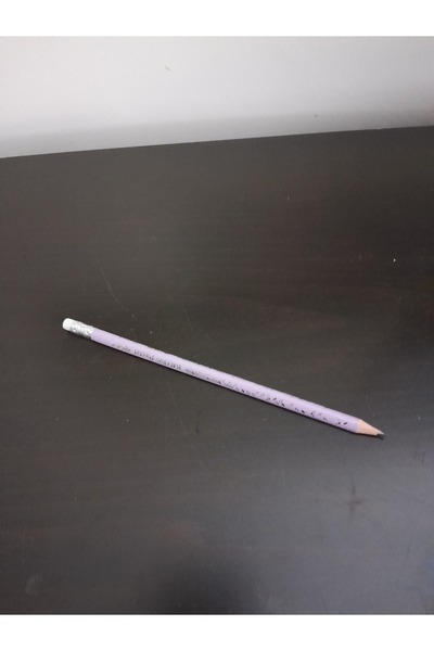 12 tane silgili ahşap kurşun kalem ( Eflatun)