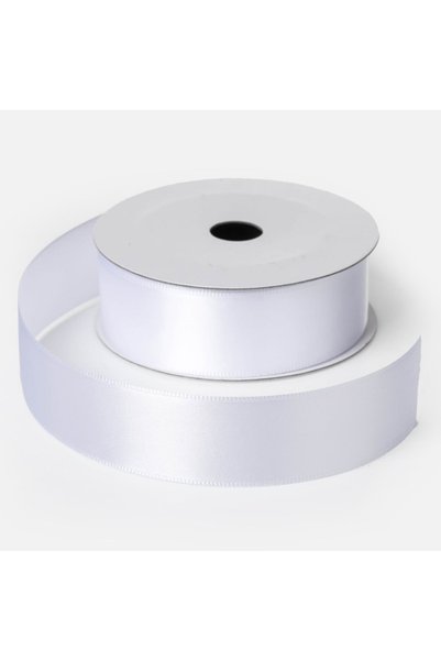 OEM Panglica Satinata Alba 10m x 2.5cm - Panglici Saten, Produse Petrecere