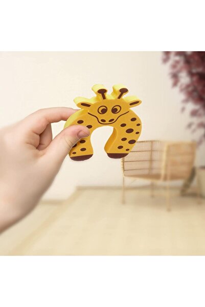 AMERTEER Pack Of 6 Baby Door Finger Pinch Guard, Cartoon Animal Foam Door Slam Stoppers With Safety Soft Foam Cushions, Baby Door Pinch Guards Door Monkey Baby Finger Protector