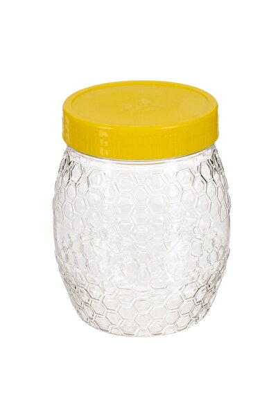 OEM Recipient din Plastic cu Capac Galben pentru Miere 0.7L