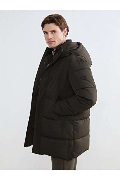LC Waikiki Quality Parts from Çelebi Store Regular Fit Hooded Men's Puffer Coat