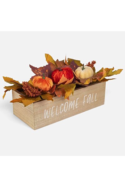 OEM Cutie Decorativa cu Frunze si Dovleci 40x26x20cm