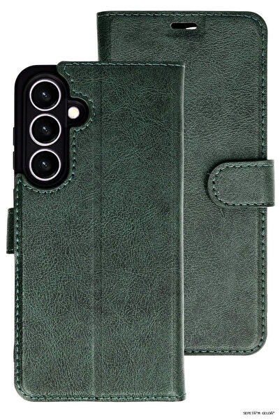 New Face SPT-GLD Newface Galaxy A37 5G Tr S Plus Kapaklı Kılıf (203721) - Yeşil