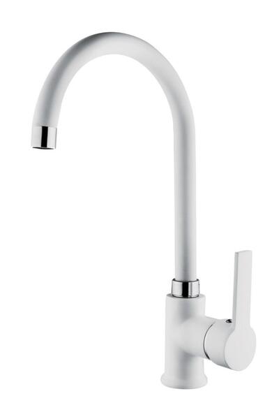İtimat İdea White 563.Cw Kuğu Mix Sink Faucet White