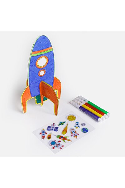 OEM Set Creativ 3D Nava Spatiala cu 5 Markere & Autocolante