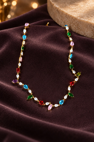 laria jewelry Vip Colorful Stone Necklace