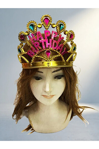 MEKs Fun Gold Color Birthday Crown